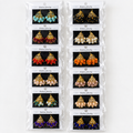 pack of 6 Jhumka Earrings | Traditional Beaded Jhumkas