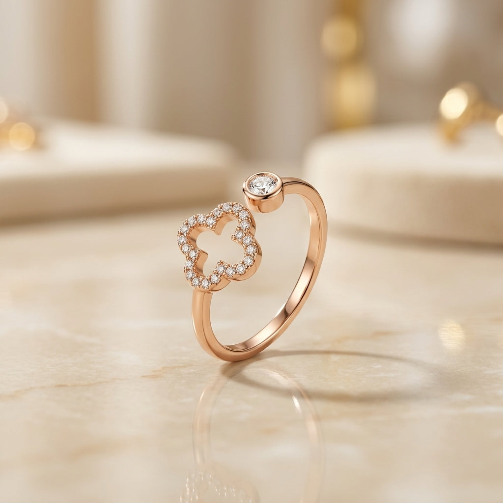 1 Carat Elegant Stone Ring | Premium Women's Jewelry