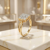 1 Carat Elegant Stone Ring | Premium Women's Jewelry