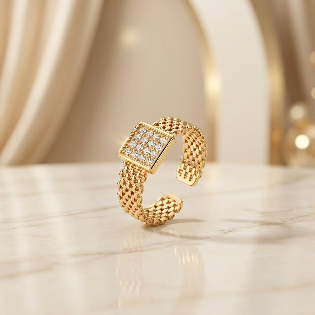 1 Carat Elegant Stone Ring | Premium Women's Jewelry