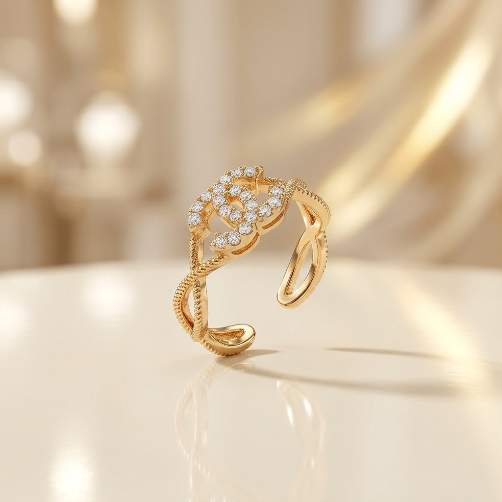 1 Carat Elegant Stone Ring | Premium Women's Jewelry