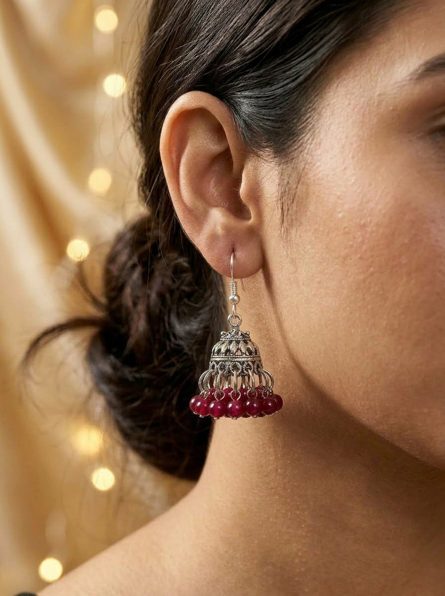 Traditional Jhumka, Modern Grace