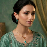 Carat Pendant & Earring Set.